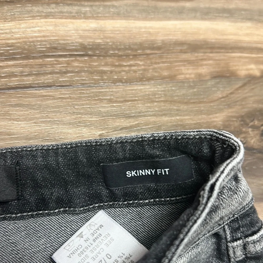Judy Blue Jeans Women’s Size 24x26 (0/24) Distressed Skinny Gray Jeans